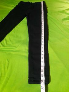 High-Waisted Black Super Skinny Denim Jeans Casual