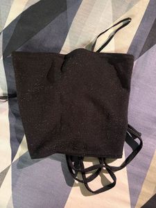 Shein Black Bandeau Top