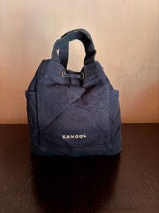 ❌SALE❌KANGOL Dark Blue Canvas Hobo Bag