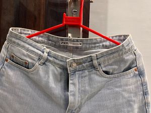 Zara Light Blue Denim Jeans