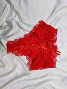 🇳🇿💫🎀Red Lace Corset Briefs