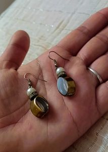 Pearl + copper Bid Set (necklace)