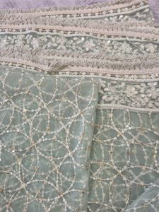 Elegant Pastel Green Kurta Set with Dupatta