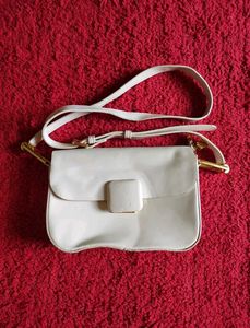 Cream Shoulder Bag