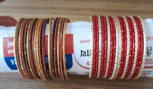 New unused  metallic  bangle sets