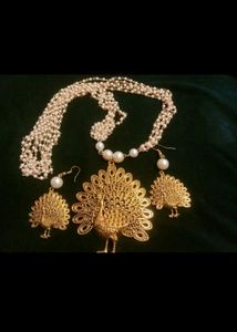 Hand Made Moti Bead Necklace