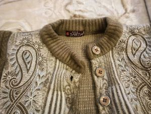 Elegant Button-Down Knit Cardigan