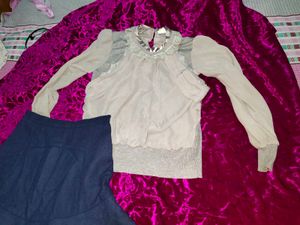 Cute Skirt &amp; Top Set winters