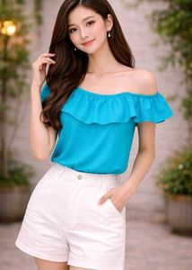 Off-Shoulder Ruffle Top - Stylish & Chic
