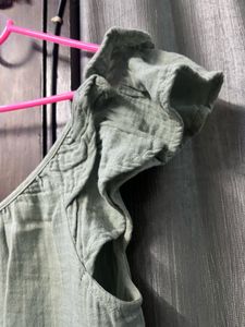 Sea Green Tiered Summer Dress