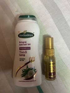 Herbodaya Shampoo & Streax Hair Serum