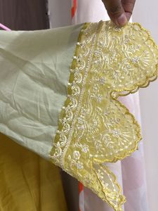 sangaria new Elegant Kurta Set with size L Dupatta