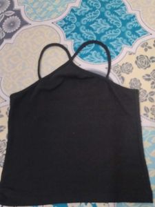 Classic Black Spaghetti Strap Tank Top