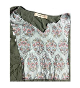 PRAKRITI SOLID KURTI SIZE : XL