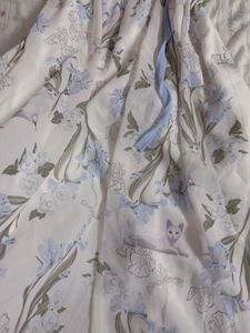 Floral Print Puff Sleeve Dress
