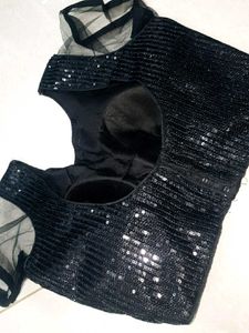 brand new unused Sparkling Black Sequin Top