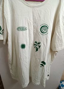 Sztori Plus Size Printed Pure Cotton T-shirt - 6XL