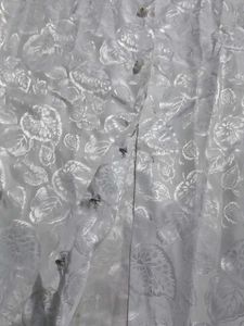 1.Vintage White Floral Blouse