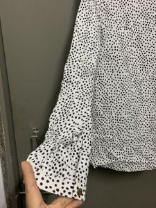 HERE &amp; NOW Chic Polka Dot Long Sleeve Top