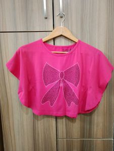 Cute Pink Girls Top