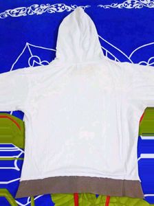 White Zip-up Hoodie
