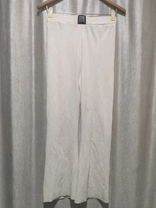 White Flared Leggings