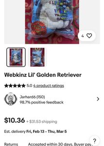 Webkinz Lil' Golden Retriever