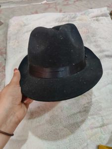Classic Black Fedora Hat