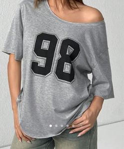 Grey '98' Graphic T-Shirt