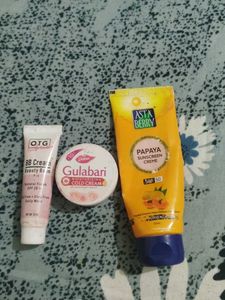 Skincare Bundle: BB Cream, Cold Cream & Sunscreen