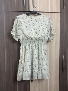 Light Floral Mini Dress