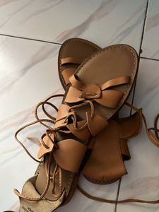 Raye &amp; Co. Lace Up Gladiator Sandals