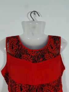Red Long Dress For Women's