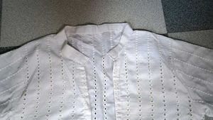 White Chikankari Embroidered jacket
