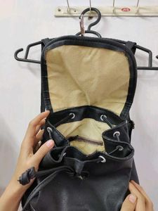 Mini Black Backpack Women's College School Bag 🎒