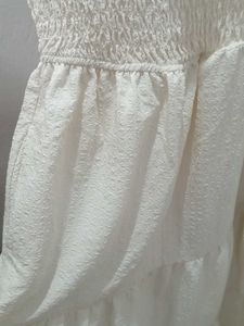 White Tiered Maxi Dress