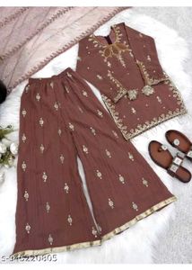 Embellished Kurta Set with Dupatta