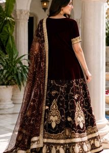 Elegant Velvet Lehenga for wedding  and festival