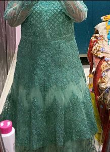 New Party Wear Gown With Duppata