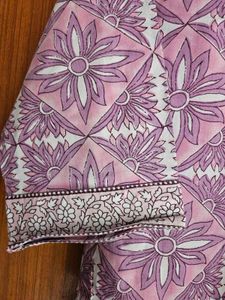 New Lilac Floral Print Kurta