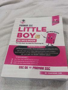 PARMAR SSC LITTLE BOY GK MCQ BOOK