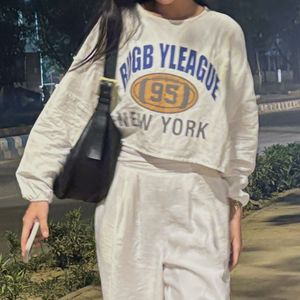 Cream Rugby League Graphic Sweatshirt