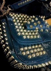 Black Studded Sling Bag 🖤👛
