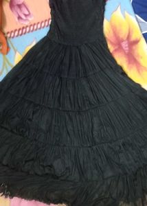 Black Tiered Maxi Dress( Gown)