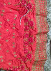 Beautiful Pink Embroidered Lehenga Skirt