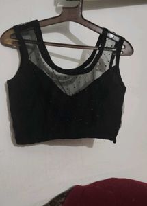Royal look Black party wear Blouse