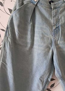 👖Vintage Light Wash Wide Leg Jeans / capri