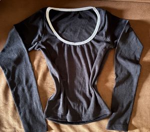 Black Long Sleeve Top