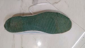 White Canvas School Sports Shoes.