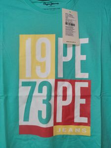 Pepe Jeans Men's Typography Round Neck T Shirt.